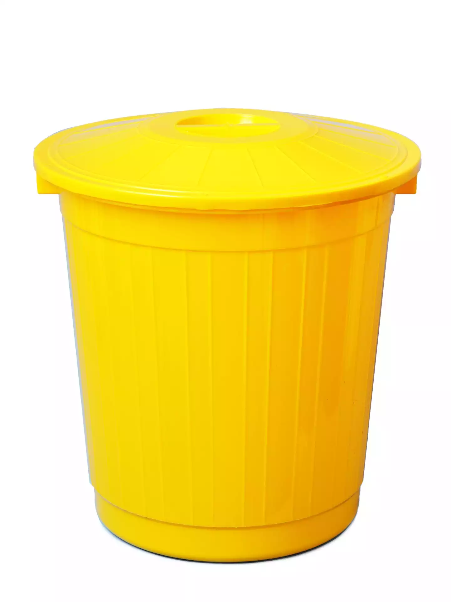 Бак 70,0л для сбора, хранения медицинских отходов (класс Б), с крышкой, цвет желтый, многоразовый
