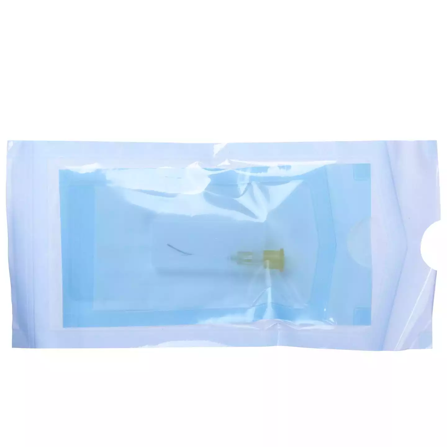 Канюля (игла) для гидродиссекции слезных путей изогнутая 25G, диаметр 0,5мм, длина 38мм, адаптер Луер