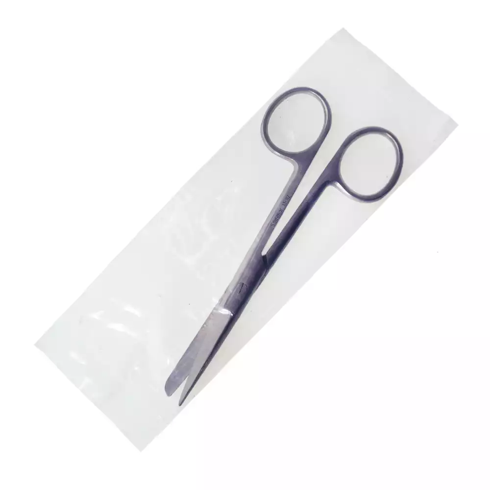 Ножницы 13-112 с 1-м острым концом прямые, длина 140мм, аналог Н-33