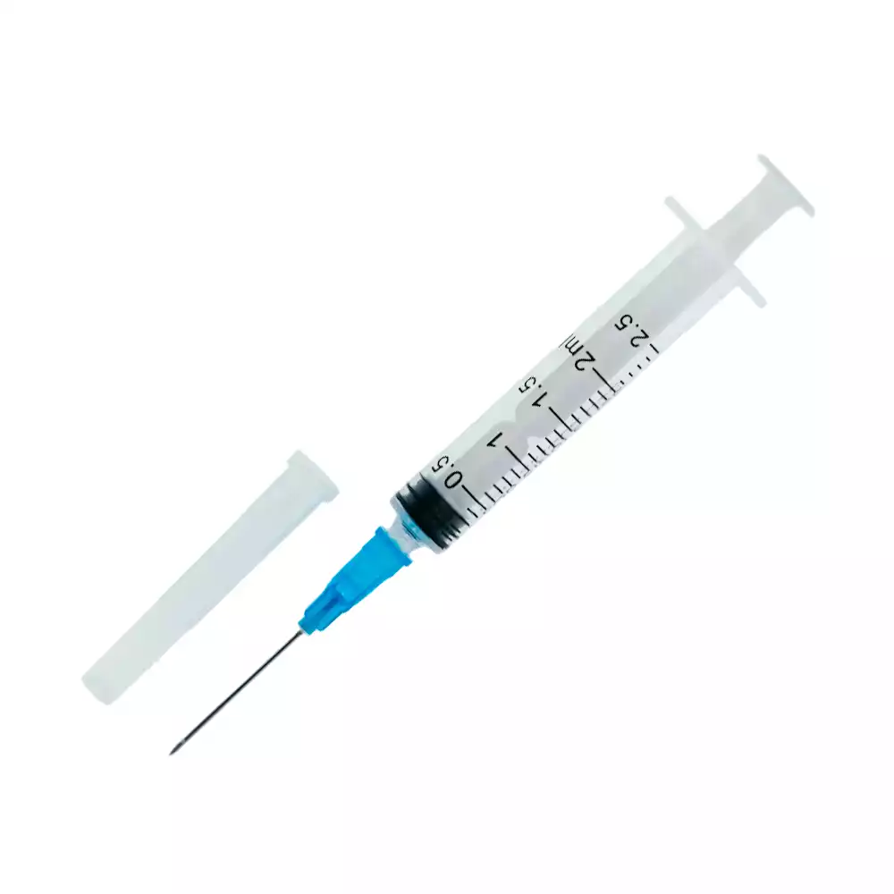 Шприц 2,0 мл, 3-х компонентный INEKTA, игла 23 (0,6х25мм), стерильный