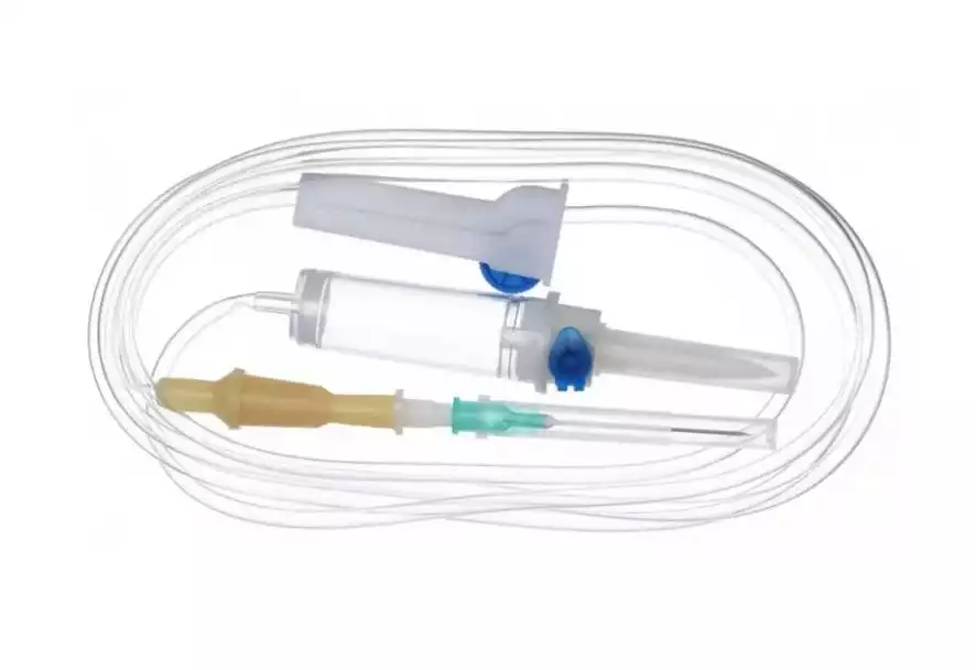 Система инфузионная INEKTA с инъекционной иглой 21G (0,8х40мм) и пластиковым шипом, стерильная, одноразовая, длина 150 см