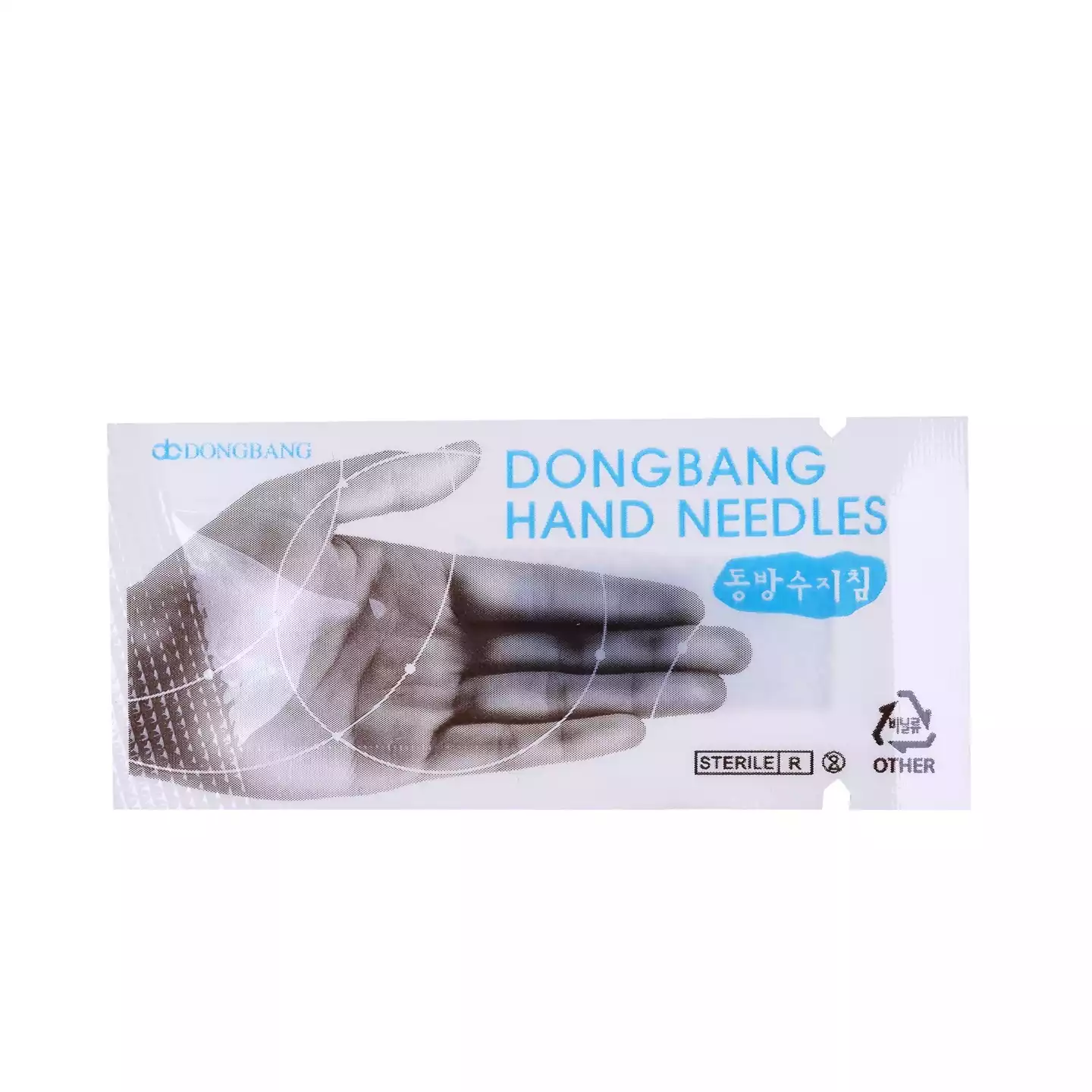 Игла акупунктурная стальная DB132, Стопа-Кисть" (для работы со стопой и кистью), размер 0,18х8мм, без направителя, нержавеющая сталь, упаковка 100шт